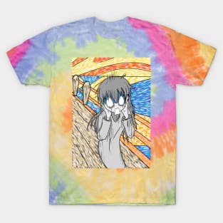 Anime Girl in the Scream T-Shirt